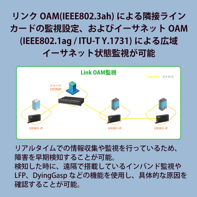 LEX3020用オプション | LightEdgeXchange®3000シリーズオプション